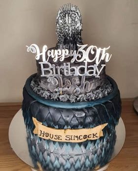 Game of Thrones Iron Throne ornament/cake topper