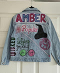 Wicked themed hand-painted personalised jacket