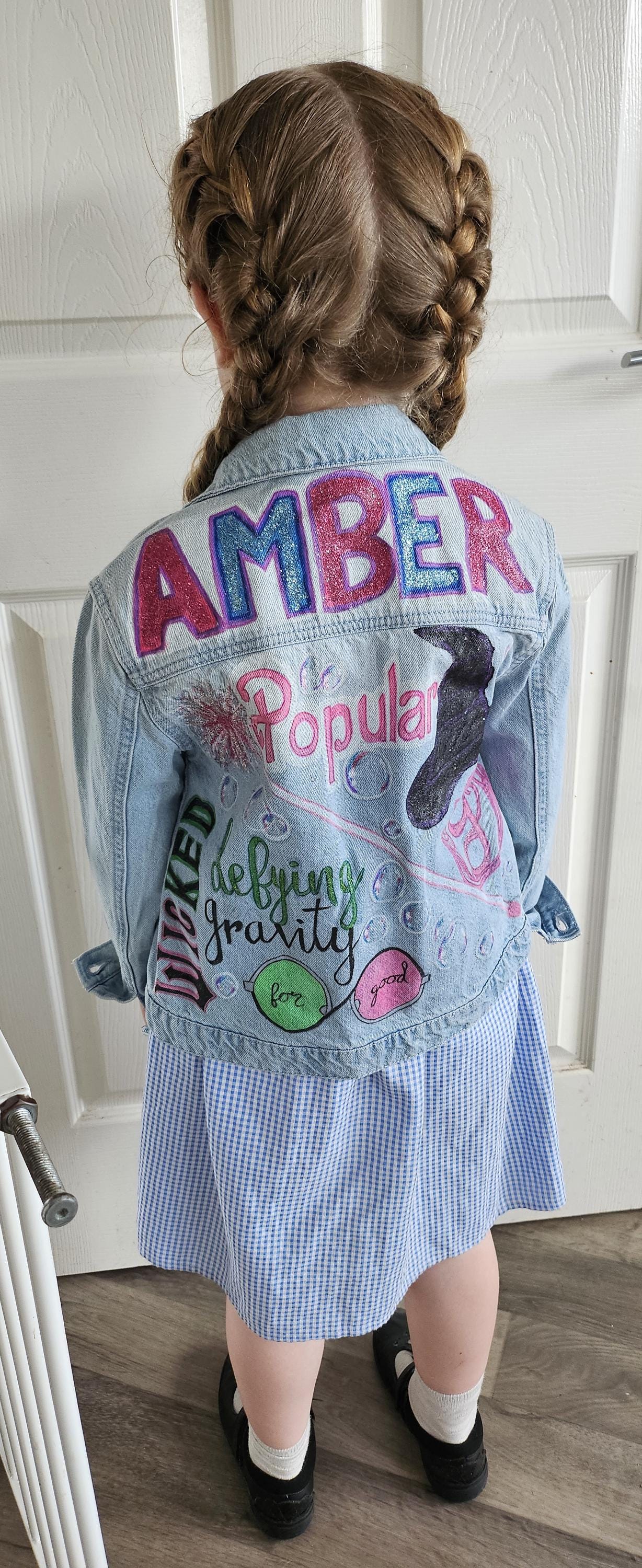 Wicked themed hand-painted personalised jacket