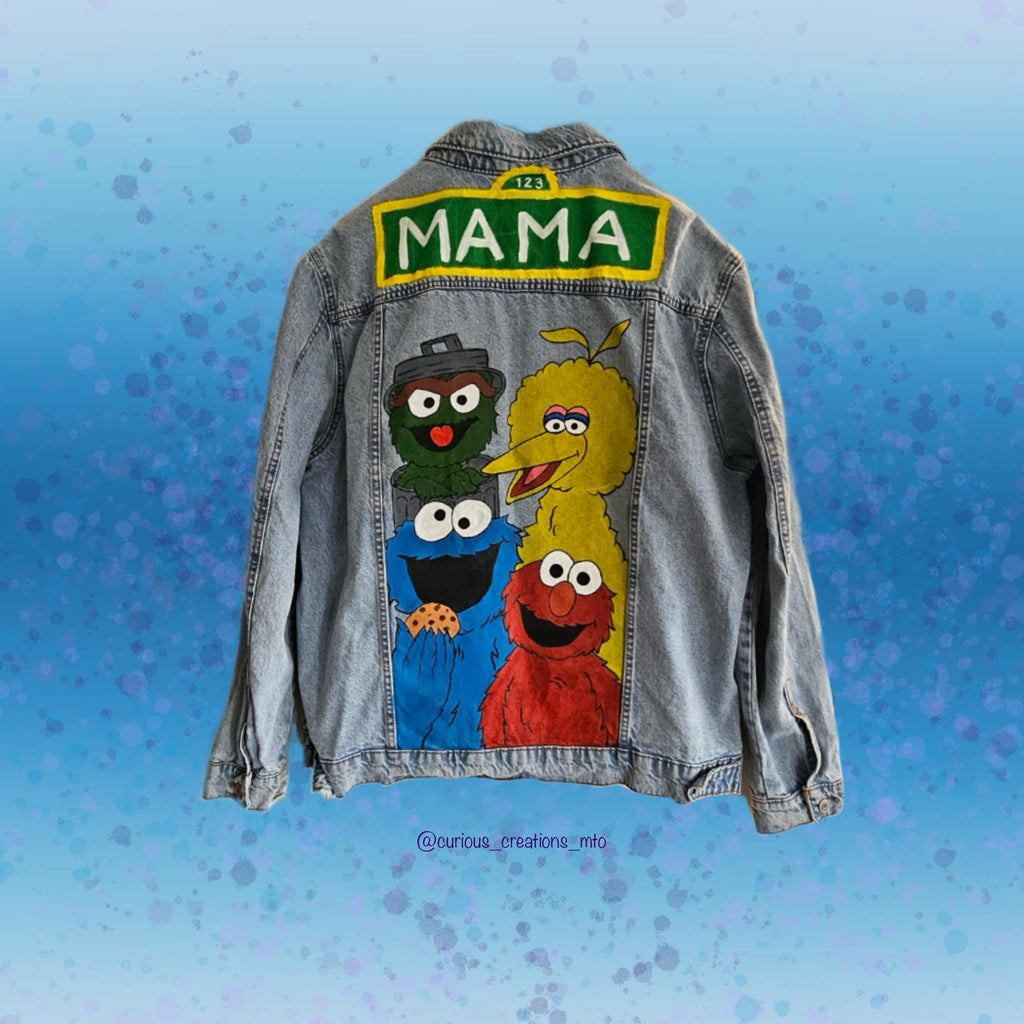 Mini & Me Matching hand-painted jackets