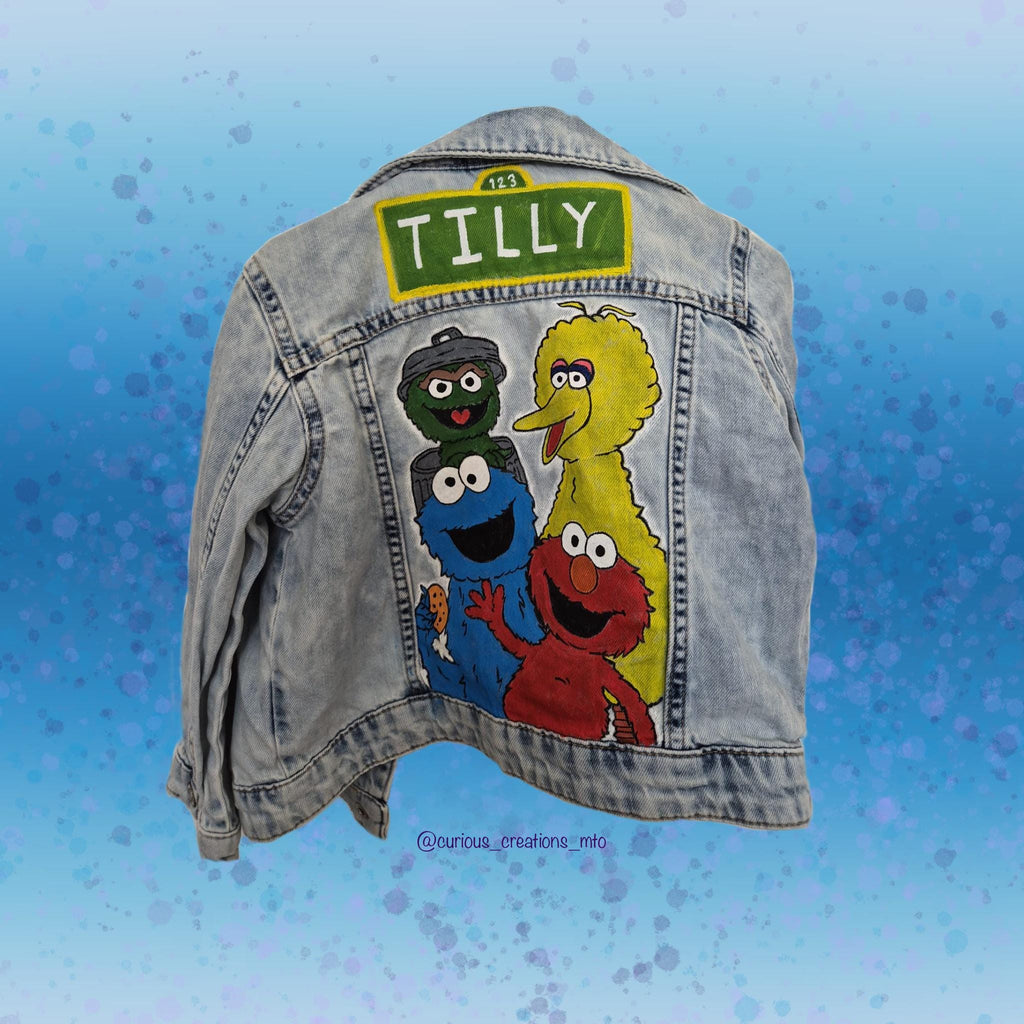 Mini & Me Matching hand-painted jackets