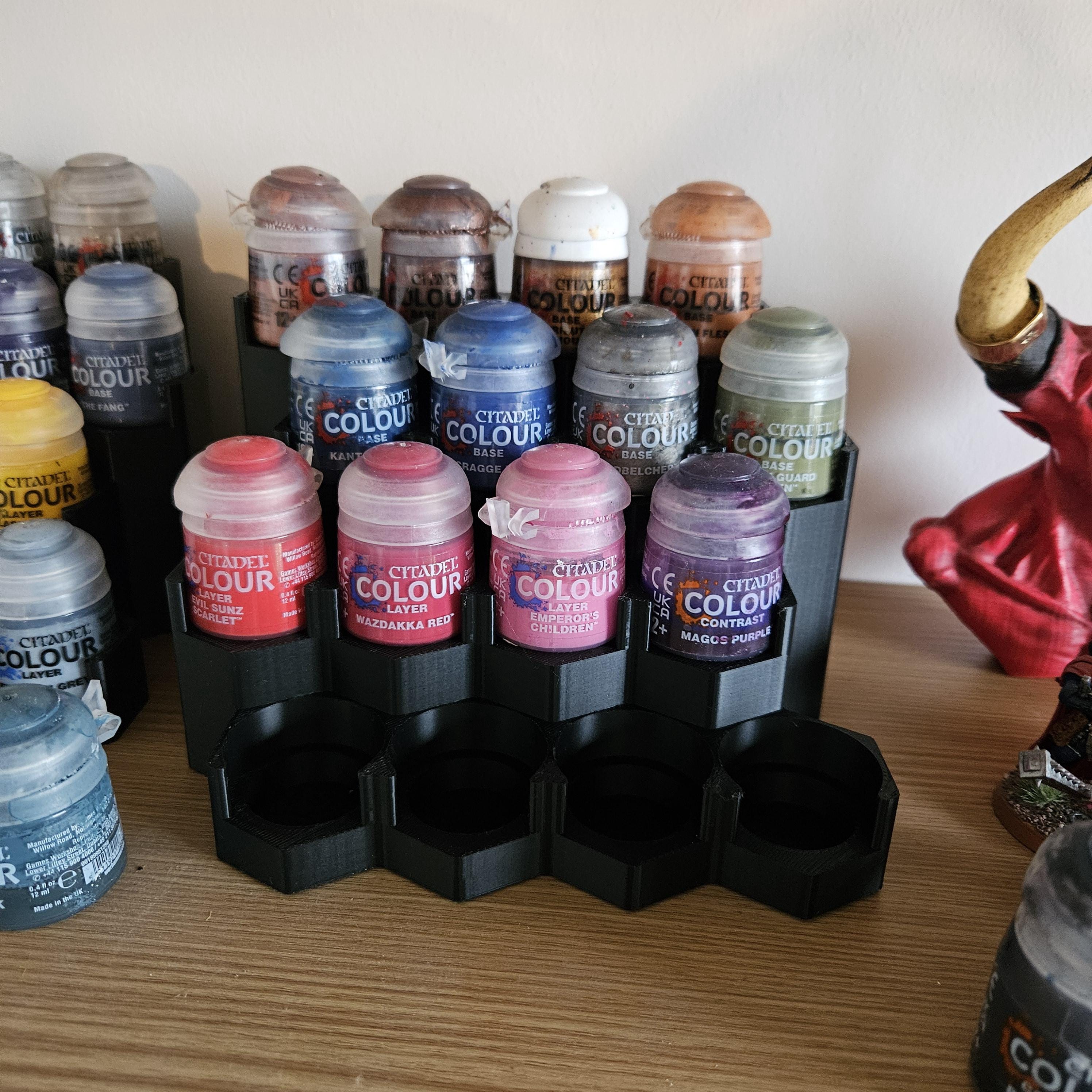 Modular Paint Racks for Citadel / Vallejo / Army Painter Paint Pots