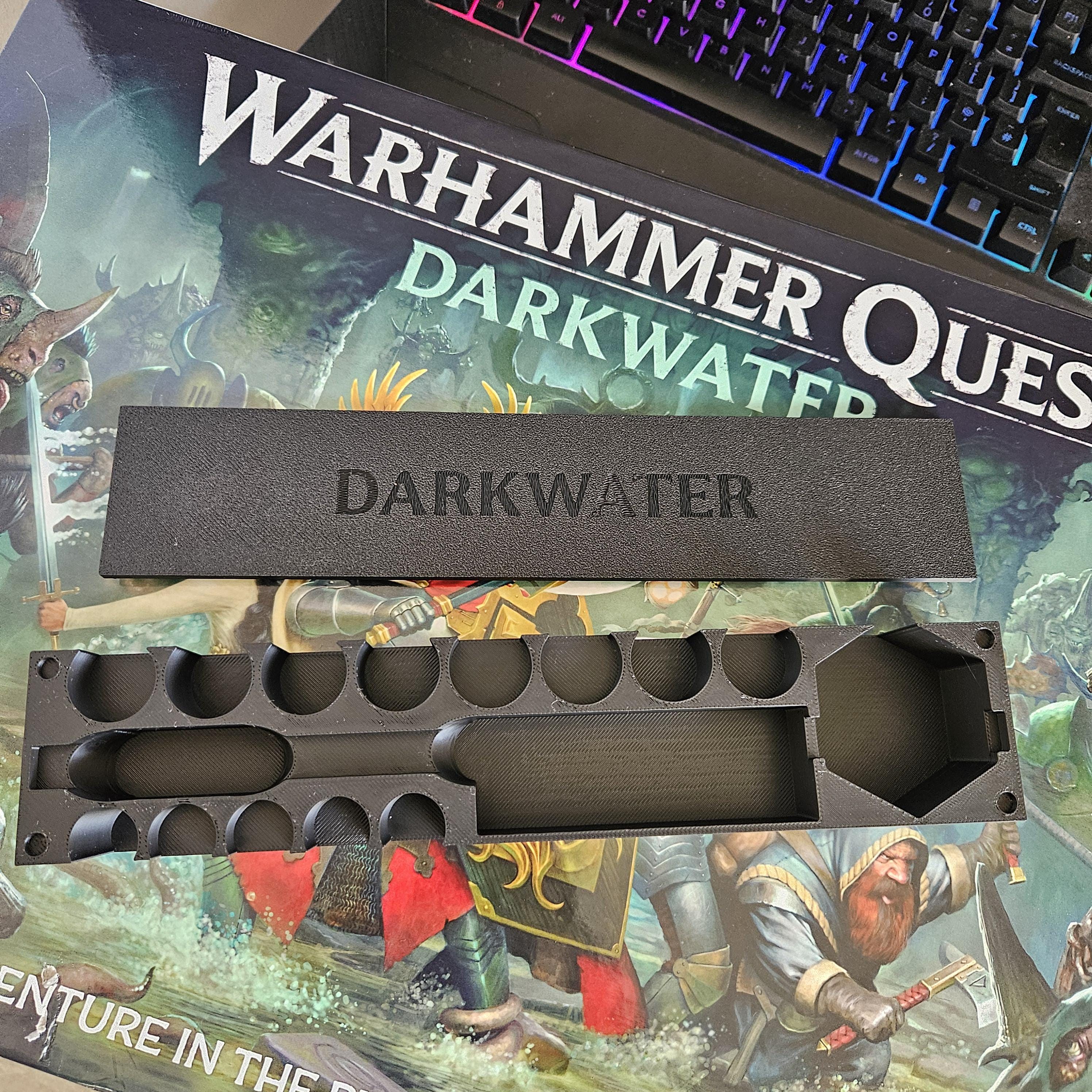 Dice and Card box for Warhammer Quest Darkwater