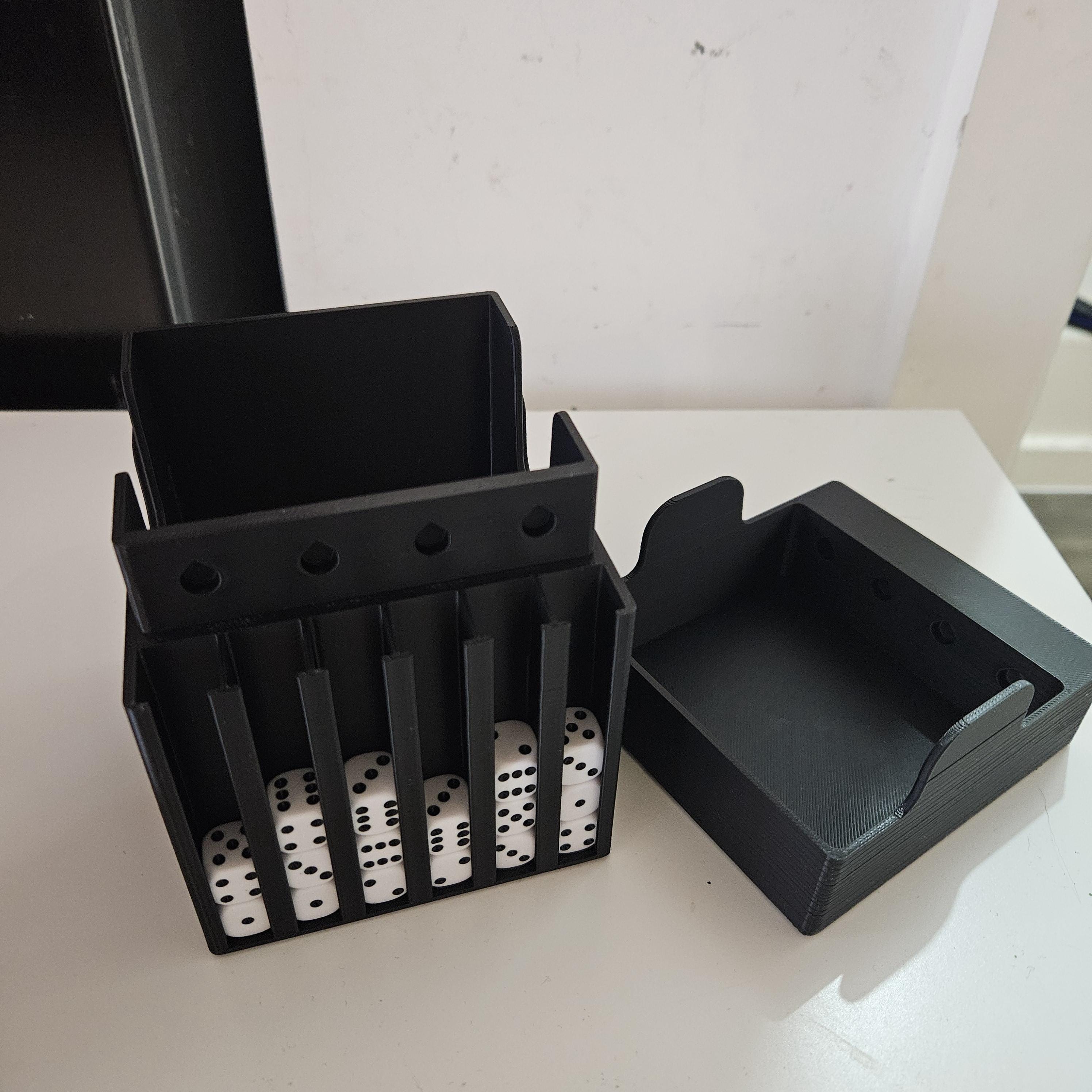 Deck and Dice Boxes for Tabletop Gaming