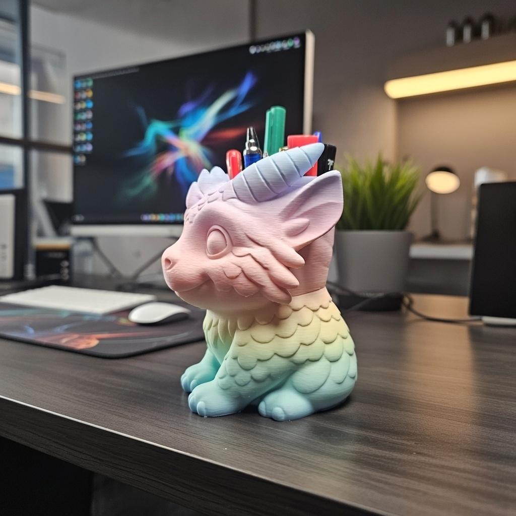 Rainbow Dragon Pen holders