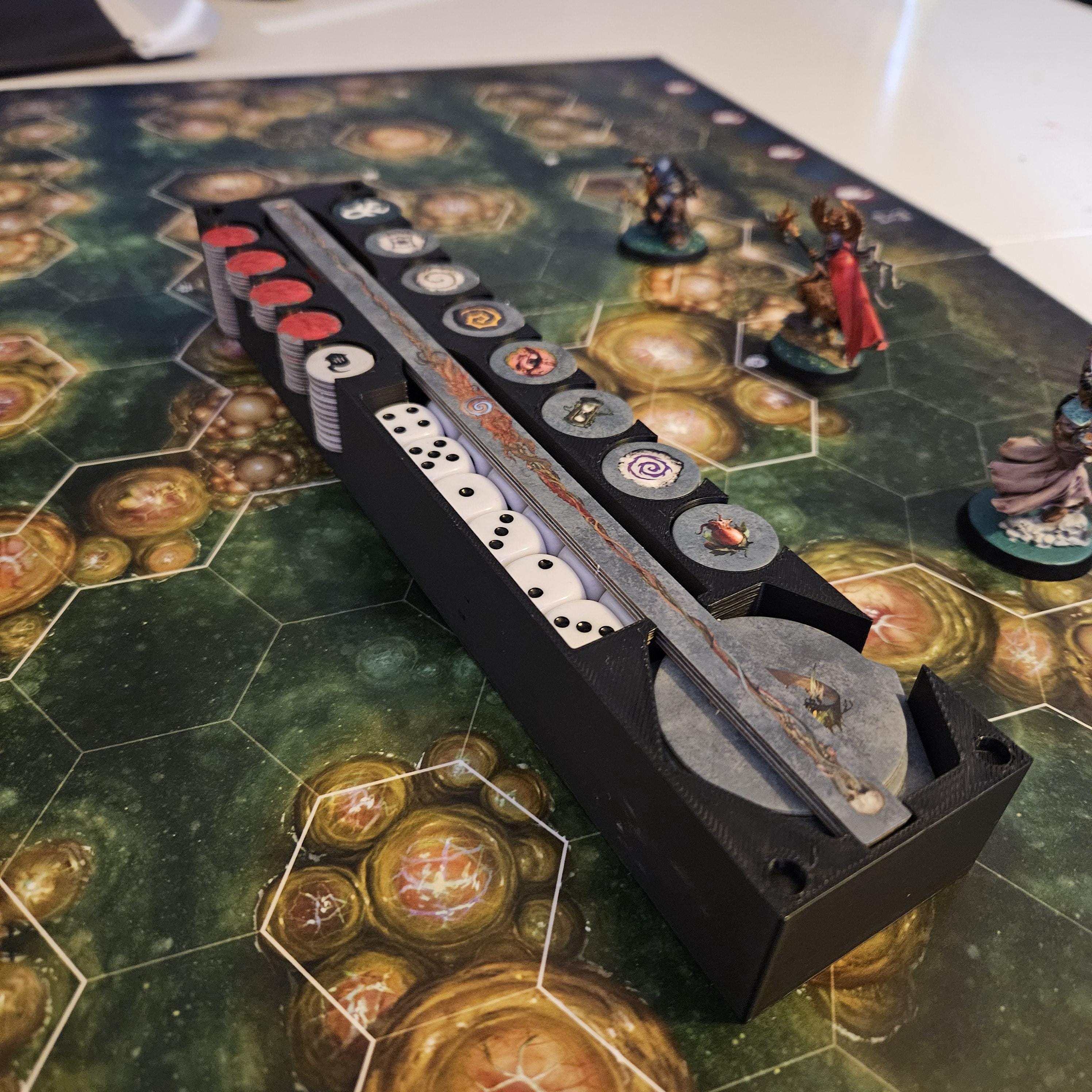 Dice and Card box for Warhammer Quest Darkwater