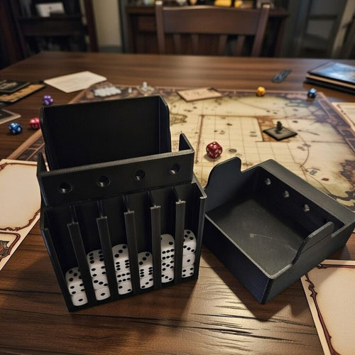 Deck and Dice Boxes for Tabletop Gaming